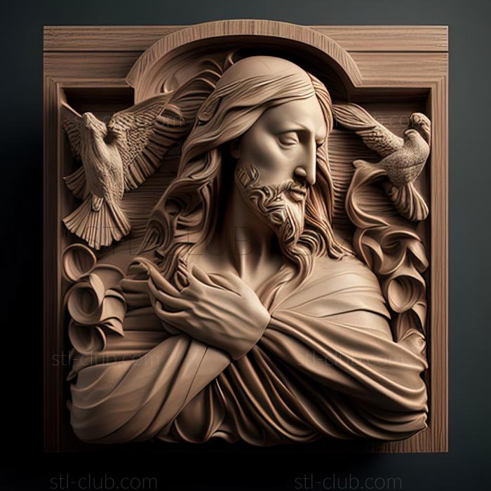 3D model st jesus (STL)